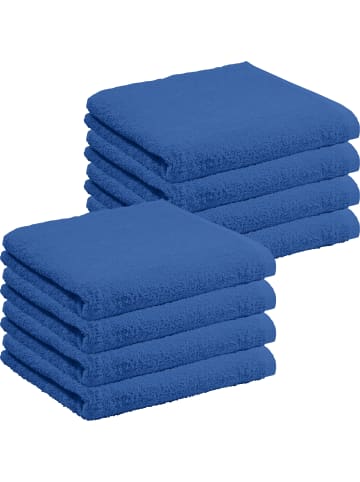 REDBEST Frottier, Leichtfrottier Duschtuch 8er-Pack Oceanside in royalblau