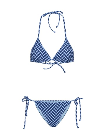 LSCN BY LASCANA Triangel-Bikini in graphic blue