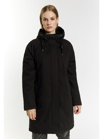 DreiMaster Vintage Damen Winterparka in Schwarz