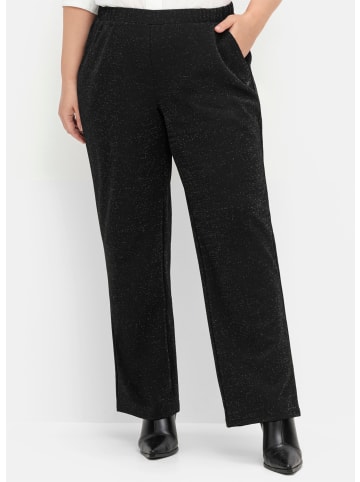 sheego Stoff-Hose in schwarz