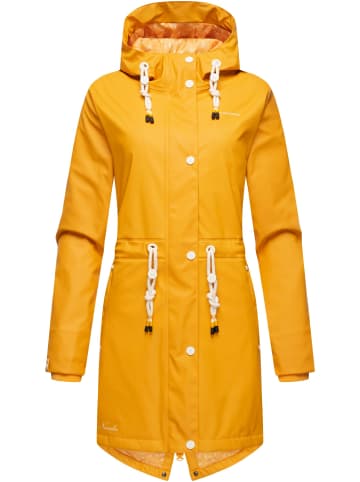 Navahoo Regenjacke Flower of Ocean in Amber Yellow