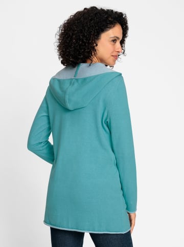 WITT WEIDEN Long-Strickjacke in ozean-meliert