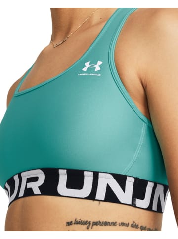 Under Armour Sport-BH "Ua Hg Authentics Mid Branded" in Grün