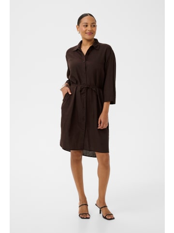 Kaffe Langarm - Hemd KAmilia Loose fit in Black Coffee
