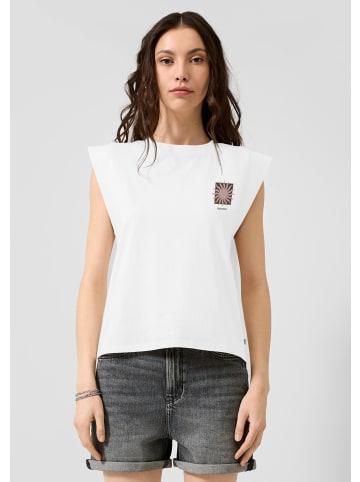QS T-Shirt in 01D1_weiß