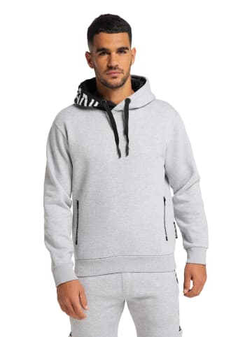 Bruno Banani Hoodie ohne Reißverschluss REED in Grau / Melange