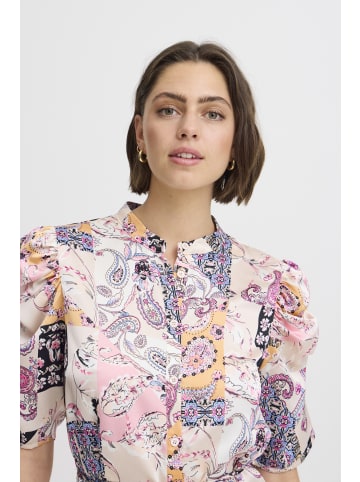 ICHI Kleid IXNINA Regular fit in Pink Lady Patch Print