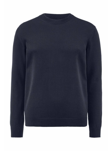 Hessnatur Hessnatur Strick Pullover Regular aus reiner Bio-Baumwolle in marine
