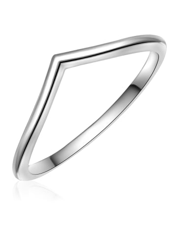 Trilani Ring Herz aus Sterling Silber in silber