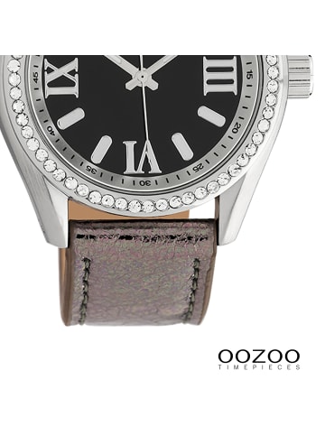Oozoo Analog-Armbanduhr Oozoo Timepieces braun groß (ca. 40mm)