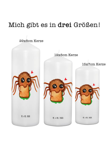 Mr. & Mrs. Panda Kerze Spinne Agathe Sandwich ohne Spruch in Weiß