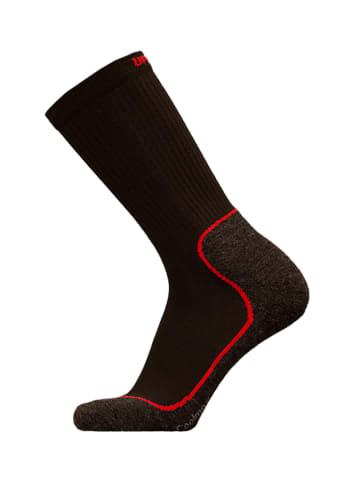 UphillSport Socken KEVO in Black, red