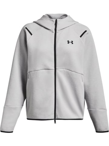 Under Armour Fleecejacke/Fleecepullover "Unstoppable Fleece Fz" in Grau