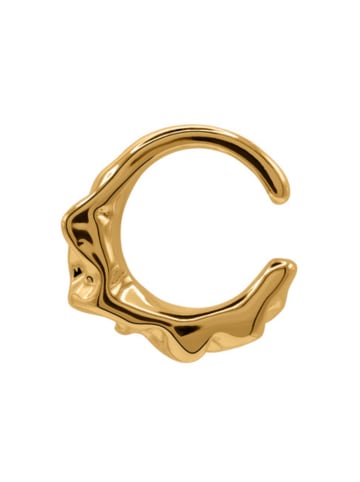 Steel_Art Earcuff Damen Celeste silberfarben poliert in goldfarben