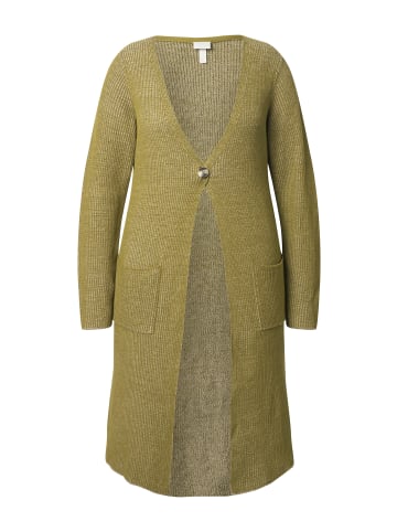 Ulla Popken Strickjacke in blattgrün