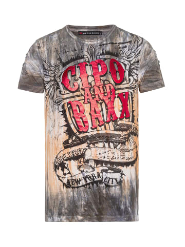 Cipo & Baxx T-Shirt in ORANGE