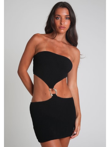 Moda Minx Partykleid SCRUNCH Irregular Hoop in Black