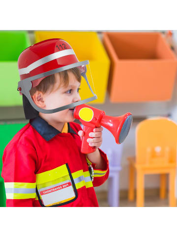 relaxdays 24x Kinder Feuerwehrhelm in Rot