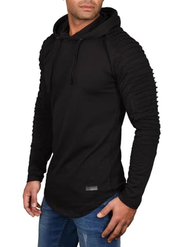 Alessandro Salvarini Hoodie AS-038 in Schwarz