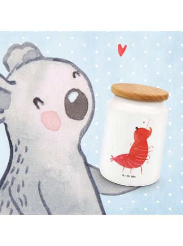 Mr. & Mrs. Panda zuckerdose Garnele Franzose ohne Spruch in Weiß