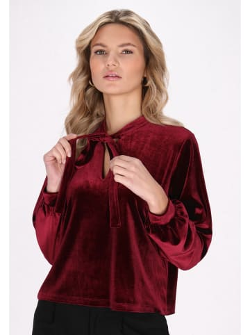 Usha Women Blouse in burgundy