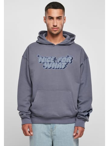 Mister Tee Mister Tee Herren Nice for what Ultra Heavy Oversize Hoodie in vintageblue