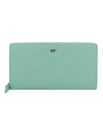 Braun Büffel Joy Geldbörse RFID Schutz Leder 19 cm in aquamarin