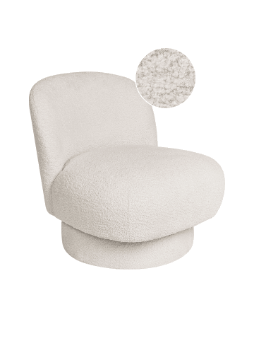 Beliani Sessel AYLO in Weiß - (W) 60 x (H) 65 x (L) 70 cm