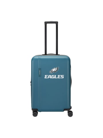 travelite travelite x NFL 4 Rollen Trolley M 67 cm mit Dehnfalte philadelphia eagles