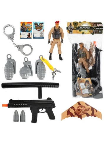 Toi-Toys Spiel Armee Set Gewehr Handschellen Soldat Figur 3 Jahre