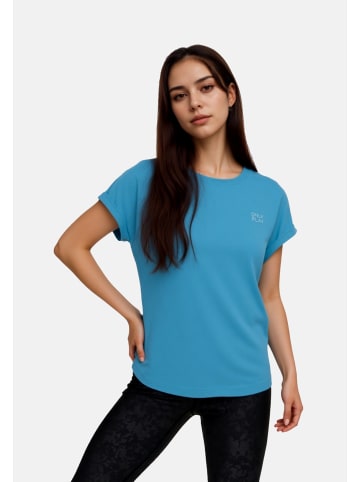 Only Play T-Shirt 'Frei Life' in blau