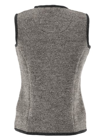 OS-Trachten Strickweste Kirko in dunkelbraun