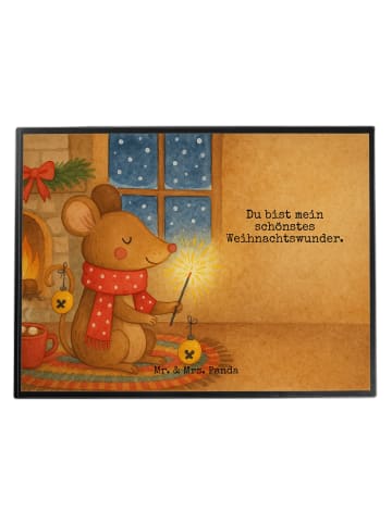 Mr. & Mrs. Panda schreibtischunterlage Maus Weihnachten Design m... in Weiß