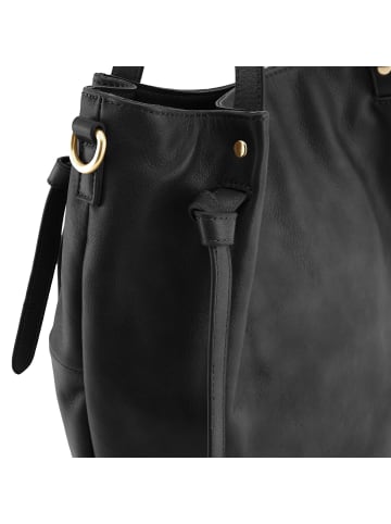 FREDs BRUDER Just Easy Schultertasche Leder 42 cm in black