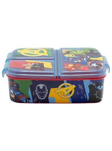 Marvel Marvel Kinder Brotdose – Lunchbox mit 3 Fächern & tollem Design in Mehrfarbig