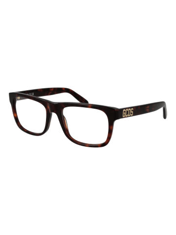 GCDS Unisex Optische Fassungen Quadratisch Braun