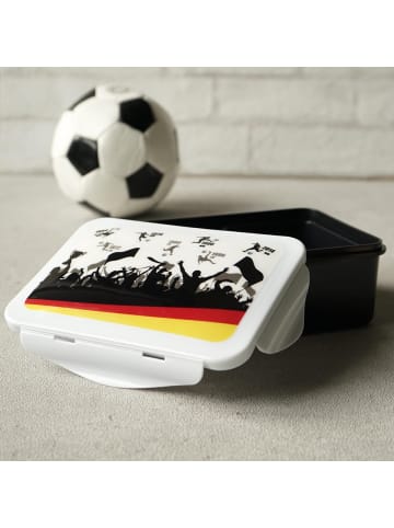 Geda Labels Brotdose Fußball Titel in Schwarz - 1100 ml