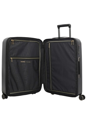 travelite BARBARA Novelty - 4-Rollen-Trolley M 65 cm erw. (schwarz) in schwarz