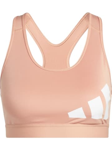 adidas Sport-BH "Believe This Support Workout Logo" in Rosa