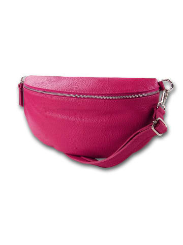 Toscanto Leder Gürteltasche Toscanto Tasche pink ca. 29cm