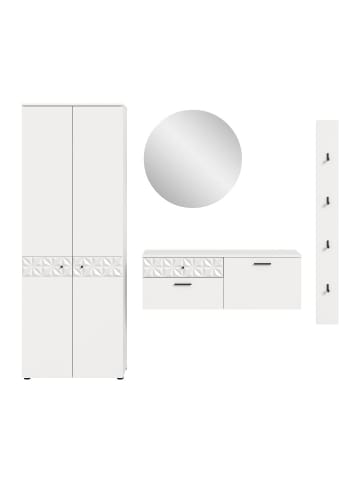 ebuy24 Weiß 226 x 34 cm