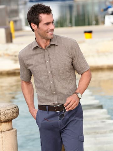 WITT WEIDEN Hemd in taupe