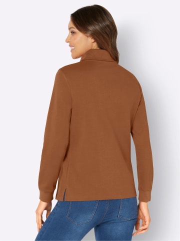 Sieh an! Sweatshirt in cognac