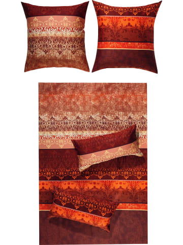 Erwin Müller Mako-Satin Bettwäsche in rot