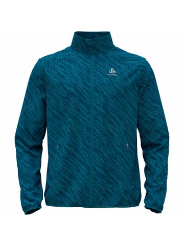 Odlo Jacke Essential Light Print in Petrol