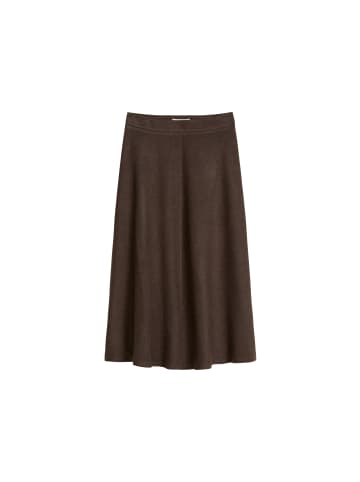 Marc O'Polo Ausgestellter Pull-on-Skirt in Stone Brown Melange
