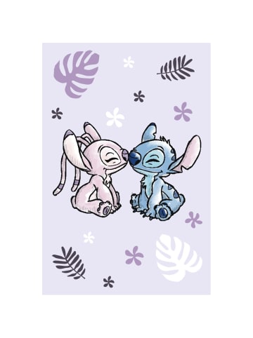 Lilo & Stitch Fleecedecke 100x150cm Purple Kuscheldecke