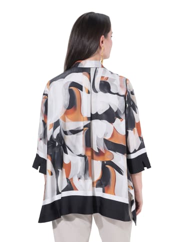 Ulla Popken Hemdbluse in schneeweiß