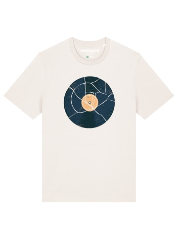 wat? Apparel T-Shirt Broken Vinyl in Off White