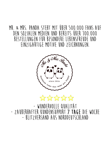 Mr. & Mrs. Panda Box mit Deckel Gute Freunde kennen alle... mit ... in Weiß